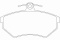 KLOCKI HAM. PRZOD: VW 20168 16.0 PAS GOLF- T.WENTYL T438