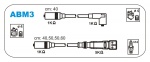 PRZEWODY ZAPŁONOWE, zestaw : ABM3