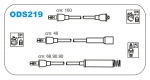 PRZEWODY ZAPŁONOWE, zestaw : ODS219 OPEL